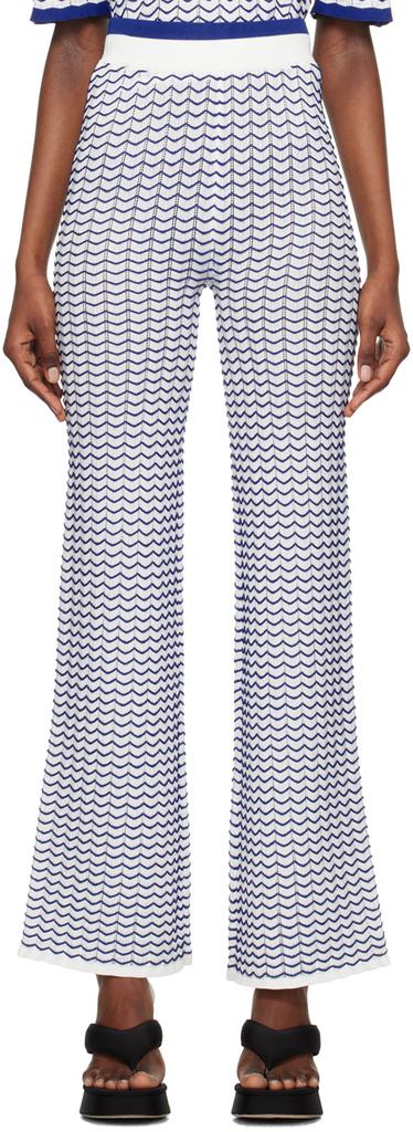 REMAIN White 3D Wave Lounge Pants - Leggings - Compare