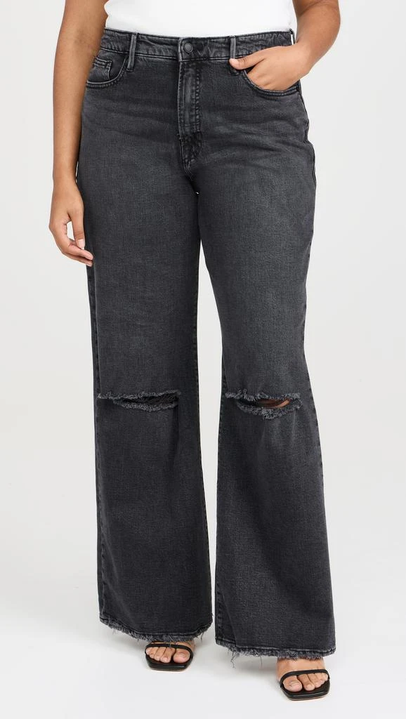 Good American Good Ease Relaxed Jeans 7