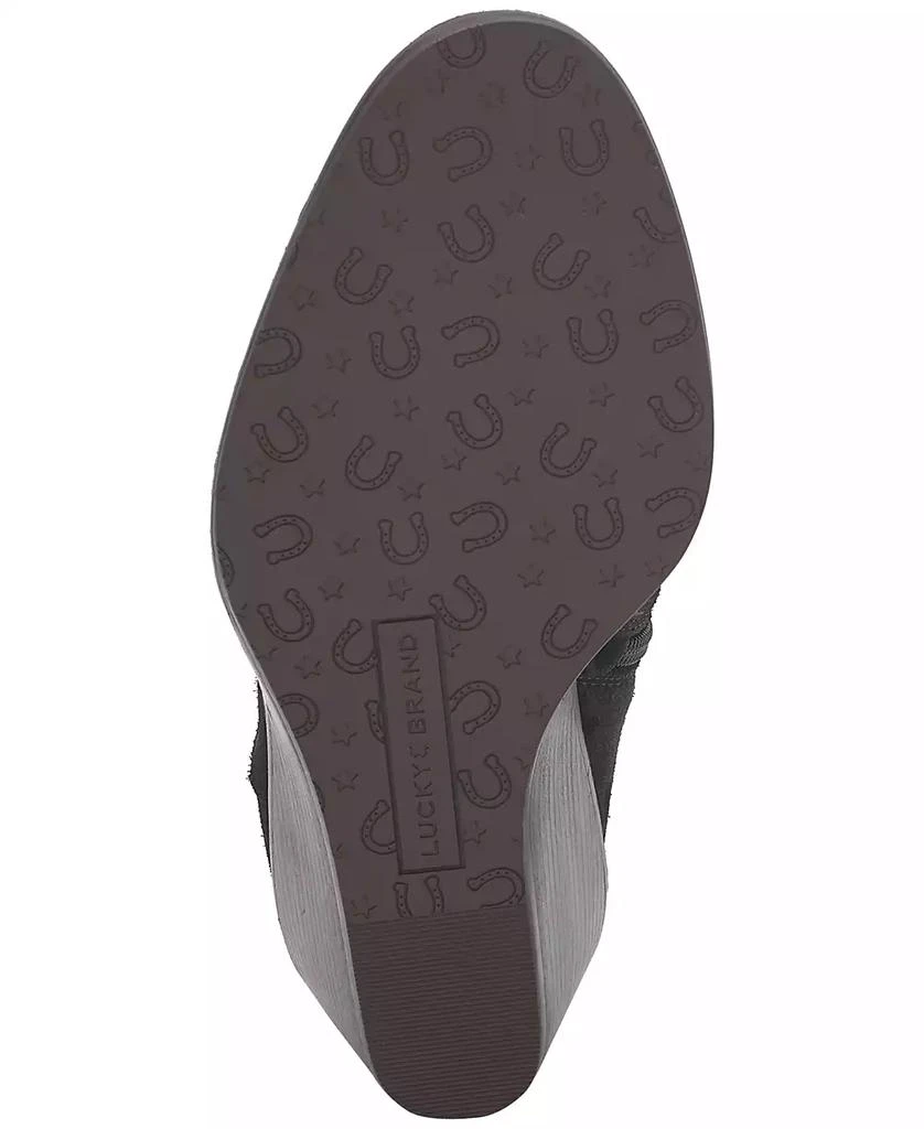 Lucky Brand Women's Waltz Suede Wedge Booties 5