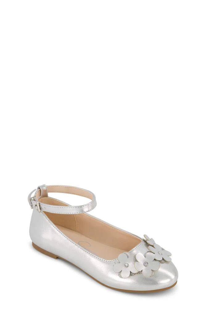 Jessica Simpson Kids' Amy Petal Ankle Strap Flat 1