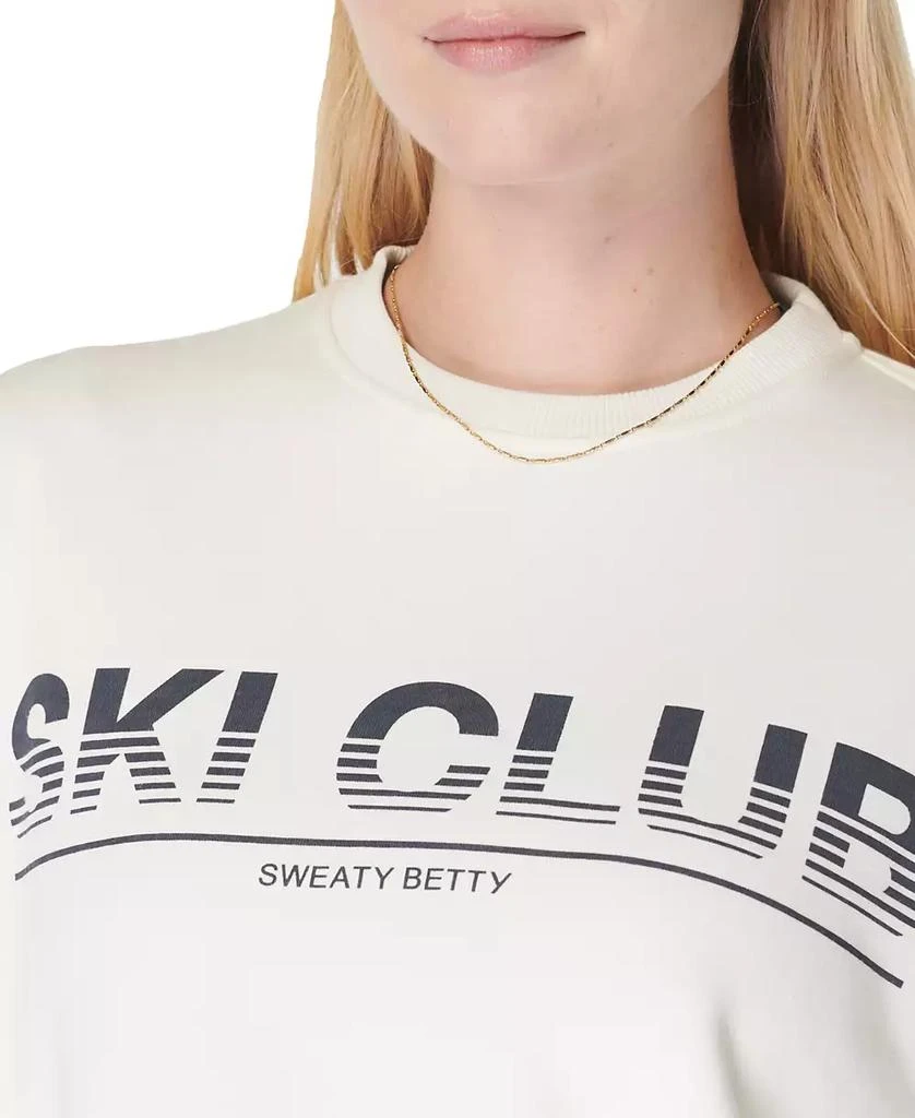 SWEATY BETTY Women's Ski Club Graphic Print Sweatshirt 4