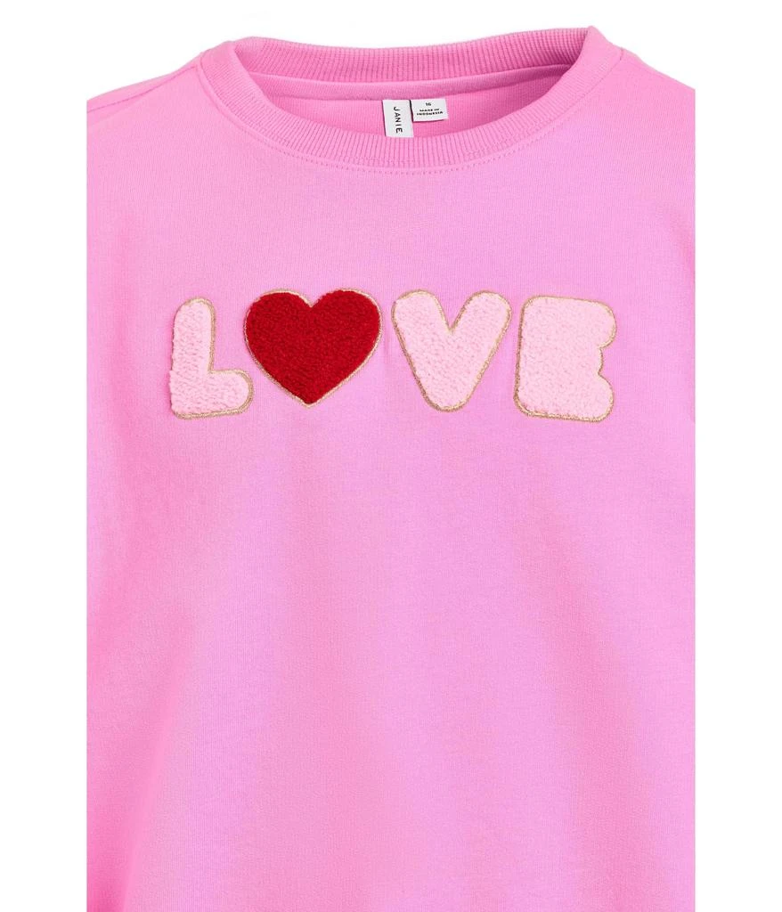 Janie and Jack Love Sweatshirt (Toddler/Little Kid/Big Kid) 3
