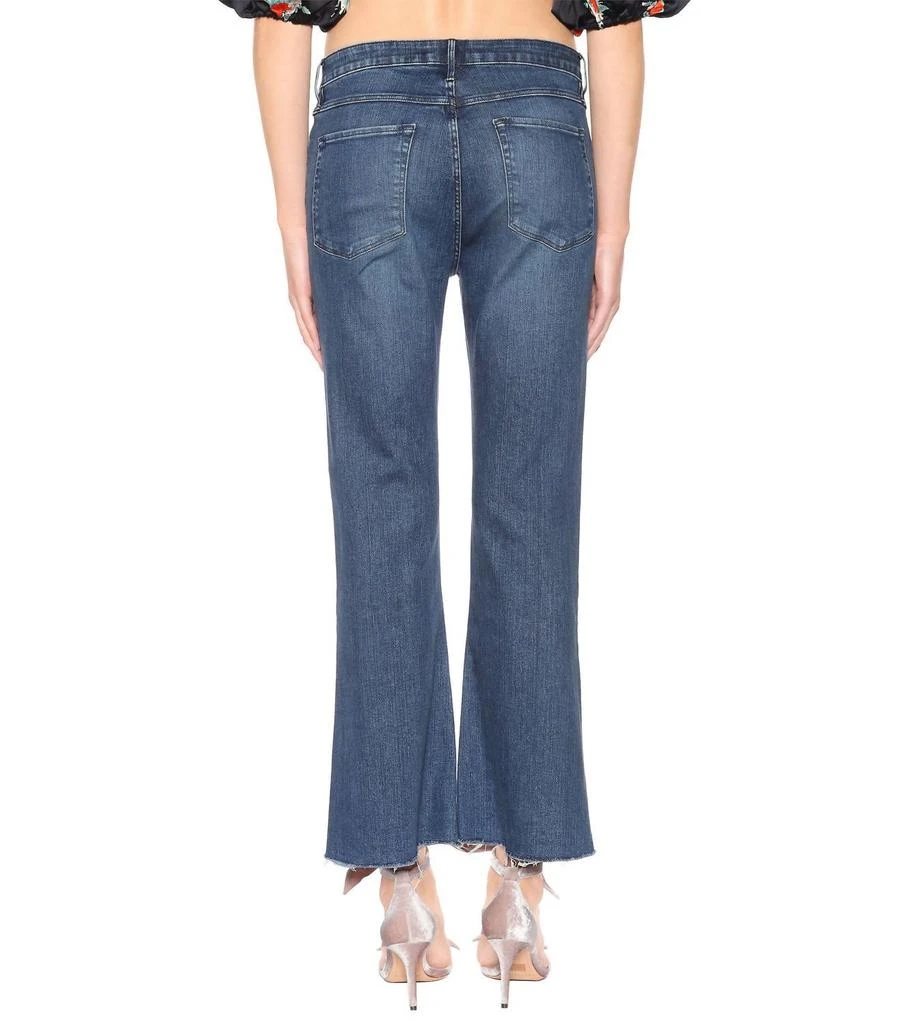 3 X 1 Women's W25 Midway Extreme Cropped Jeans Fringed Edges Denim Pants 2