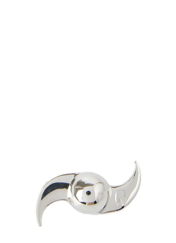 RAF SIMONS Raf Simons Space Spinner Cut-Out Detailed Brooch 1