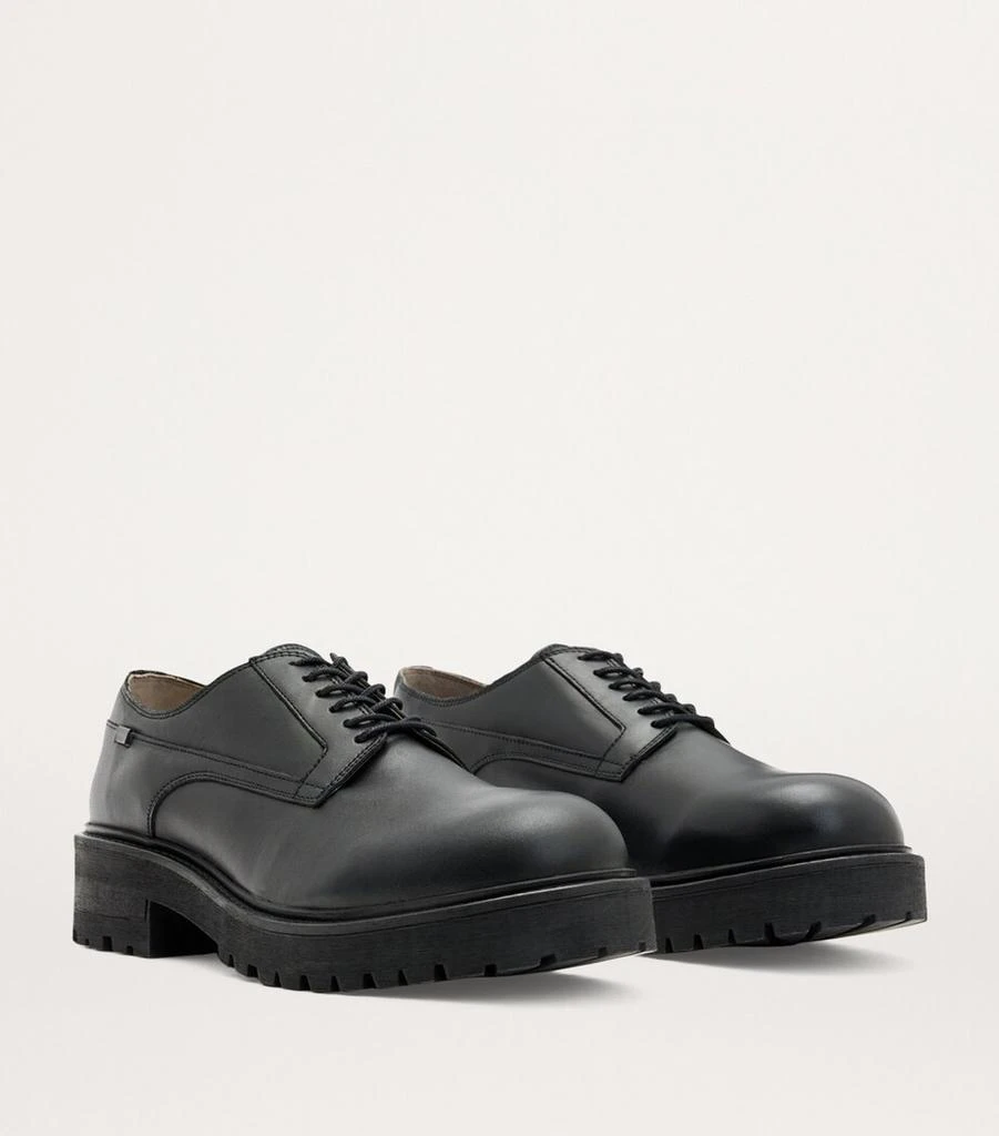 ALL SAINTS Leather Hank Derby Shoes 4