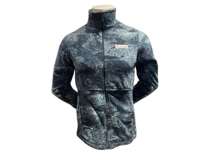 Granite Mountain Printed Fleece Jacket Bleu – On Sale Now with Up