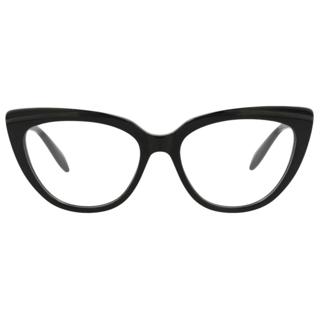 NEW ALEXANDER MCQUEEN AM0253O 001, BLACK WOMEN CAT EYE EYEGLASSES Alexander McQueen AM0253O 001 Eyeglasses Women main image 4