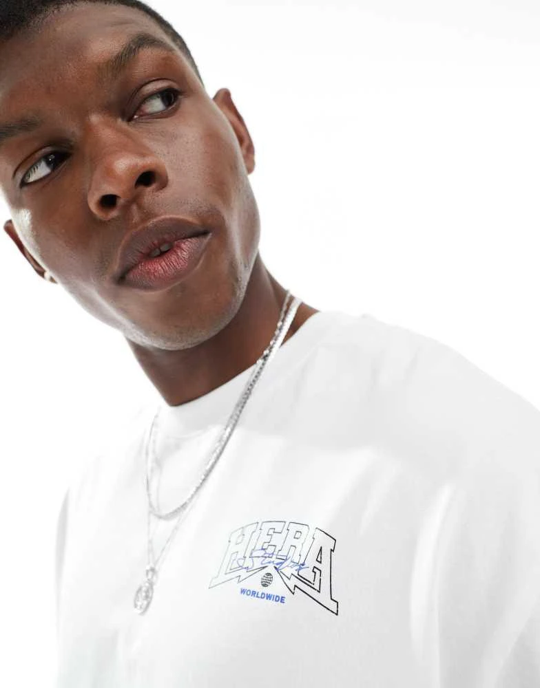 HERA Hera Mens worldwide t-shirt in white 4