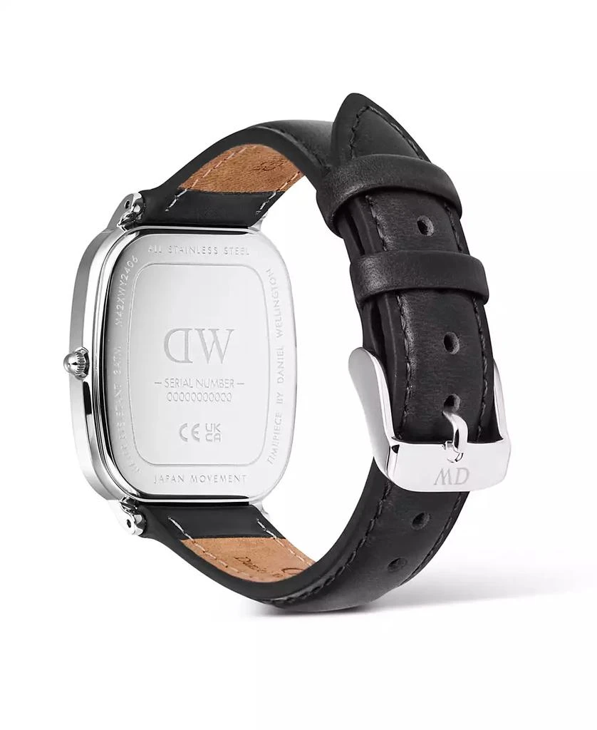 Daniel Wellington Men's Analog Black Genuine Leather Watch, 32mm 3