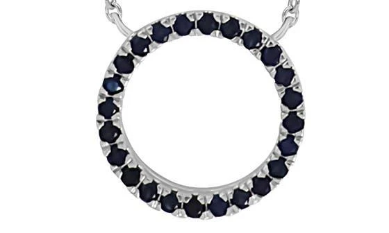 Bony Levy 18K Gold El Mar Semiprecious Pavé Ring Pendant Necklace 2