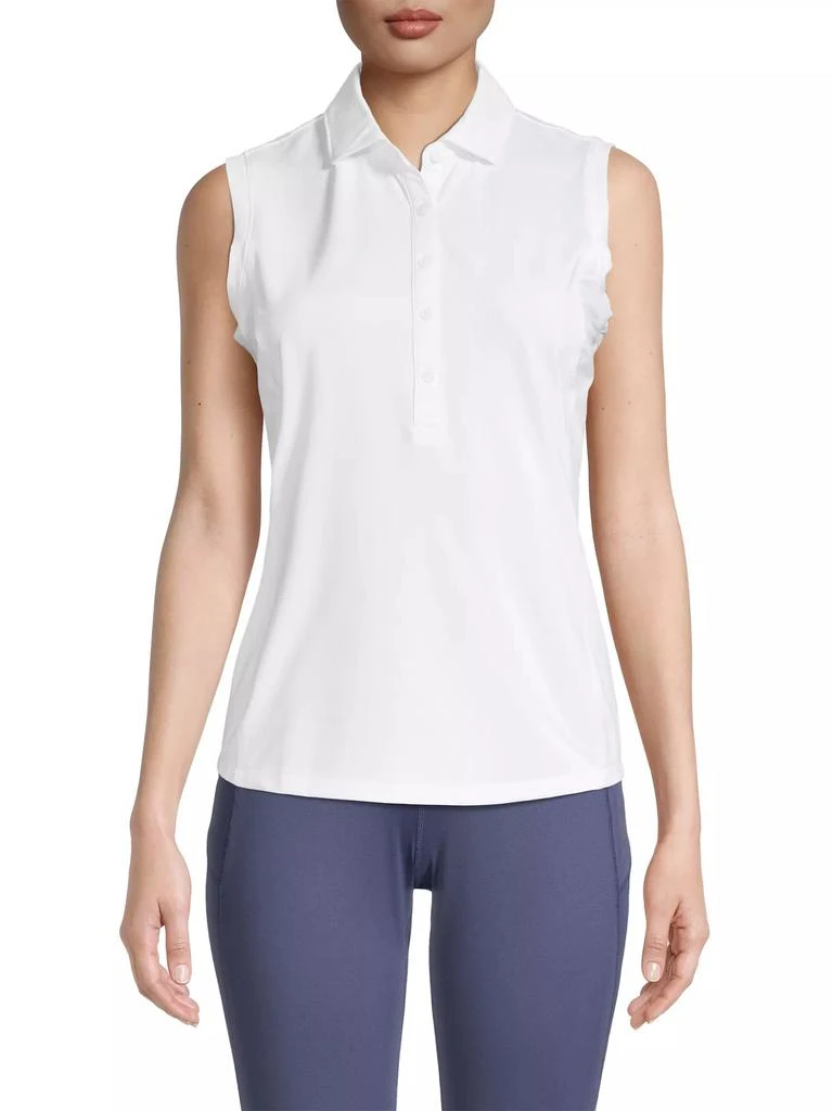 Zero Restriction Tae Sleeveless Polo Top 3