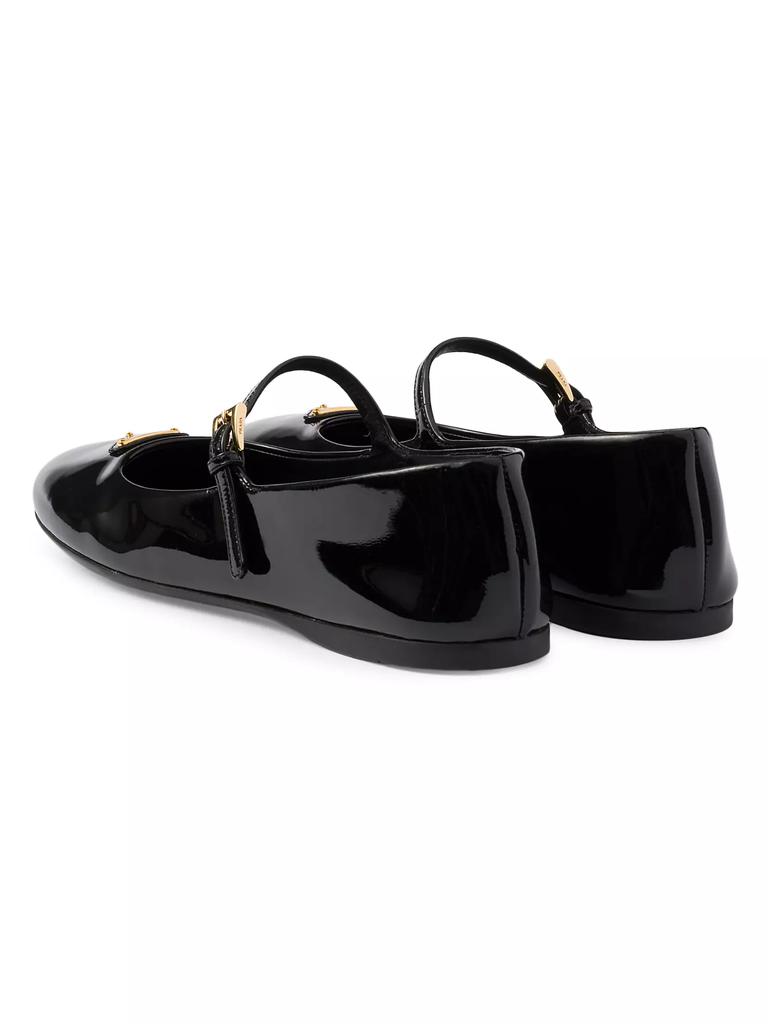 Prada Patent Leather Ballerinas - Shoes - Free Shipping