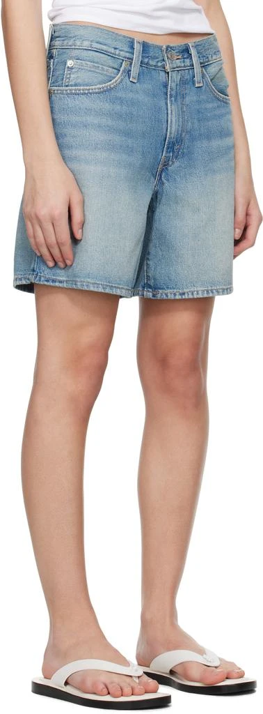 Levi's Blue 94 Baggy Denim Shorts 2