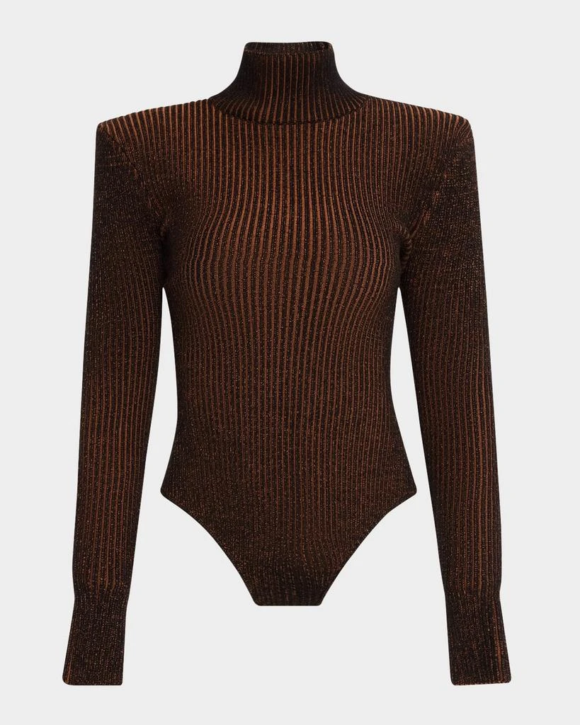 SER.O.YA Marina Rib-Knit Bodysuit 1