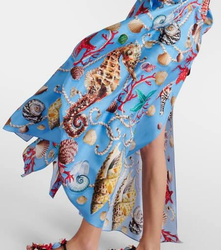 Dolce & Gabbana Capri printed silk kaftan 5