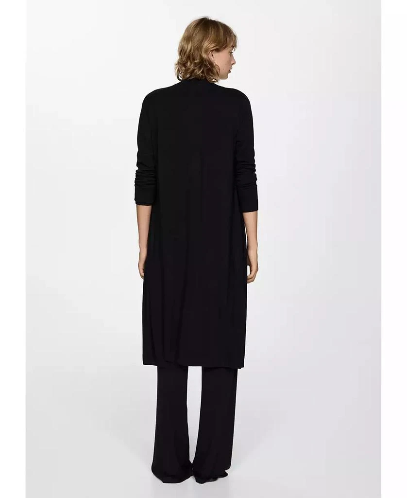 Mango Women's Fine Knit Long Cardigan Sweater 5