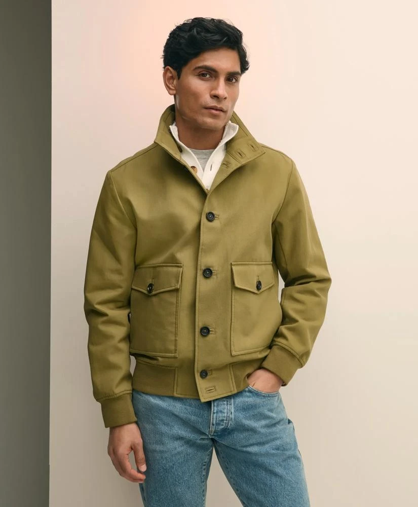 Brooks Brothers Water-Repellent Stand Collar Twill Jacket 2
