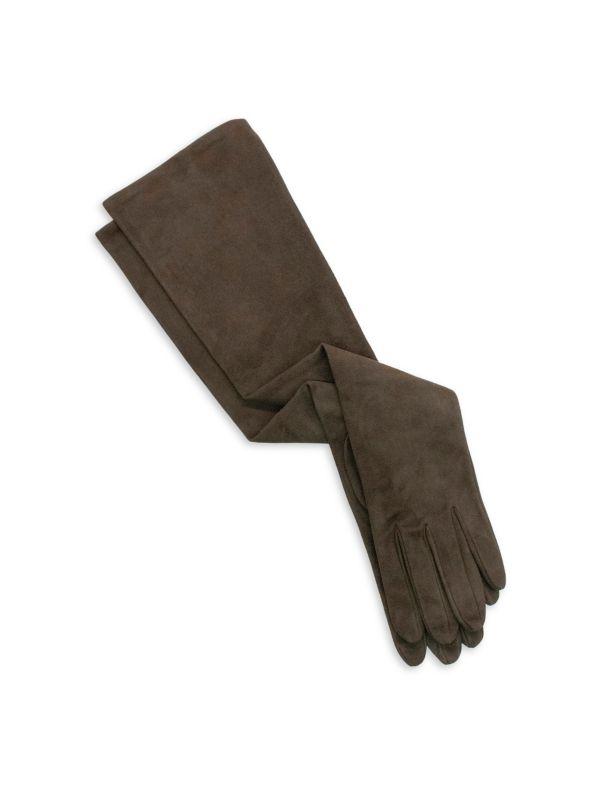 Portolano Suede Long Gloves