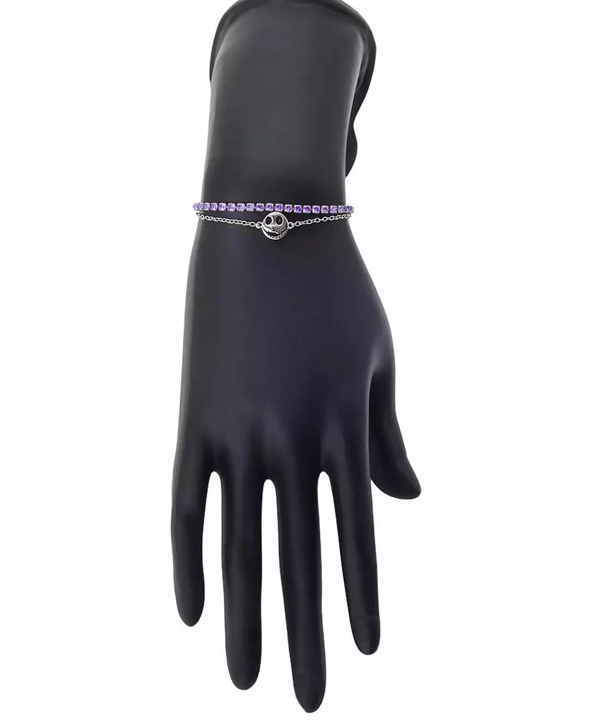 Disney Nightmare Before Christmas Cubic Zirconia Layered Adjustable Bolo Bracelet 3