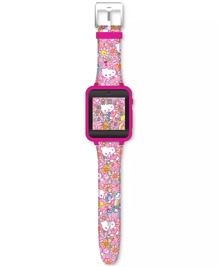 Accutime Kid's Hello Kitty Pink Silicone Strap Smart Watch 3