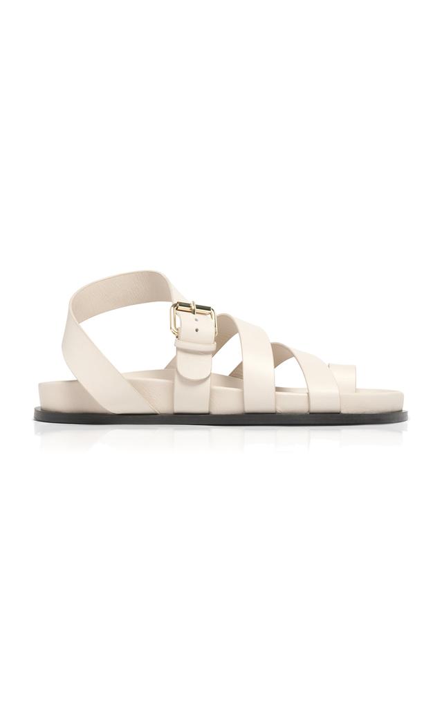 A.Emery A.Emery - Lyon Leather Sandals - White - IT 39 - Moda Operandi
