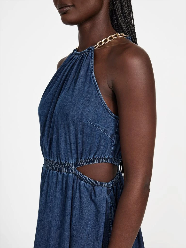 beach dress for men Blue Guess Short Sleeve Denim Dress Size 3T — Retykle Singapore main image 1