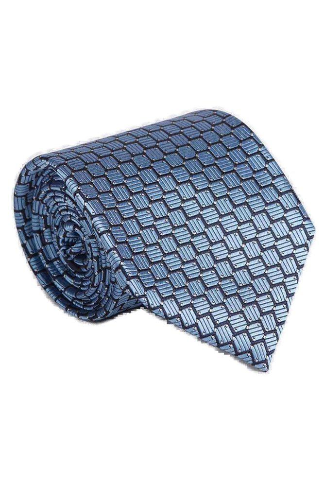 Zegna Zegna Jacqured Pointed Tip Tie