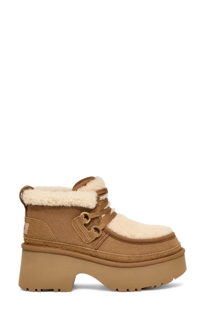 UGG Classic New Heights Genuine Shearling Lace-Up Bootie 3