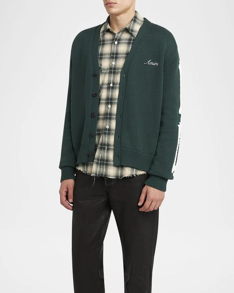 AMIRI Men's Bone Applique Cardigan 4