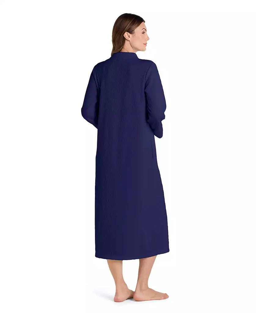 Miss Elaine Women
s Plus Size Zipper Short Robe 3