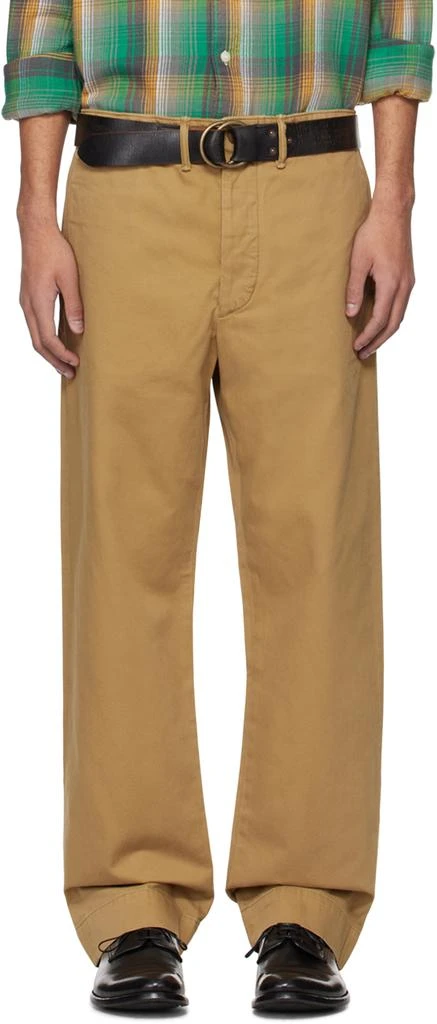 RRL Khaki Field Trousers 1