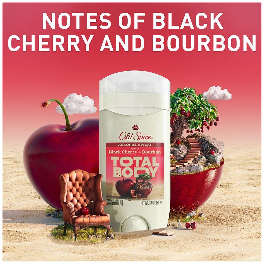 Old Spice Deodorant Stick, Aluminum Free Black Cherry + Bourbon