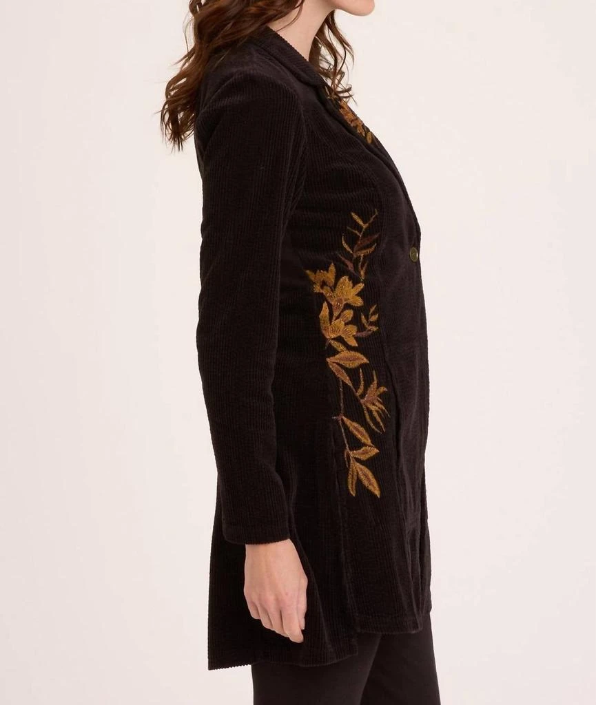 XCVI Wordsworth Long Coat In Black 2