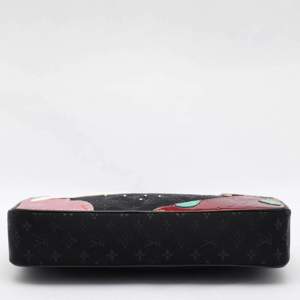 Louis Vuitton Louis Vuitton Black Monogram Satin Conte De Fees Pochette Bag 7