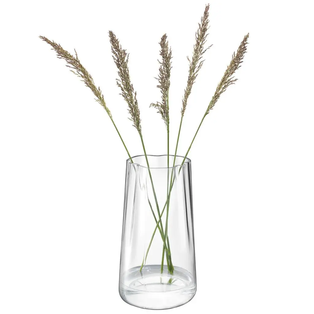 LSA International Lagoon vase-lantern h35cm clear 2