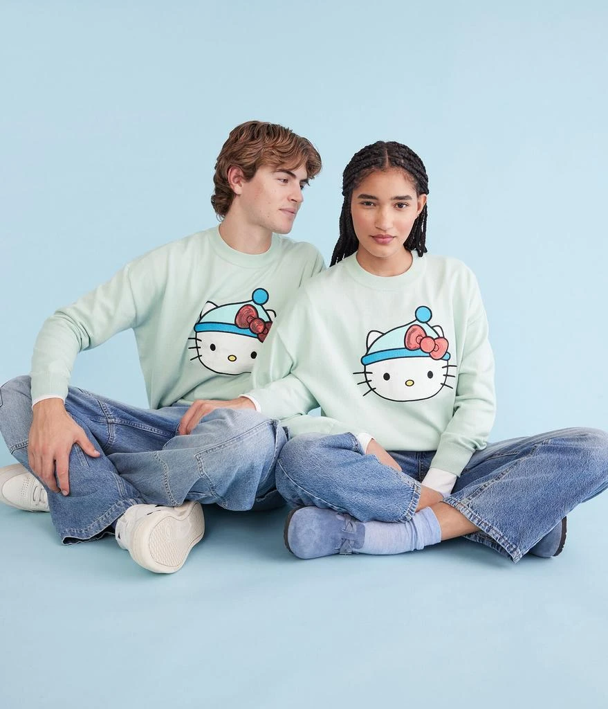 Aeropostale Hello Kitty Sequin Bow Sweater 2