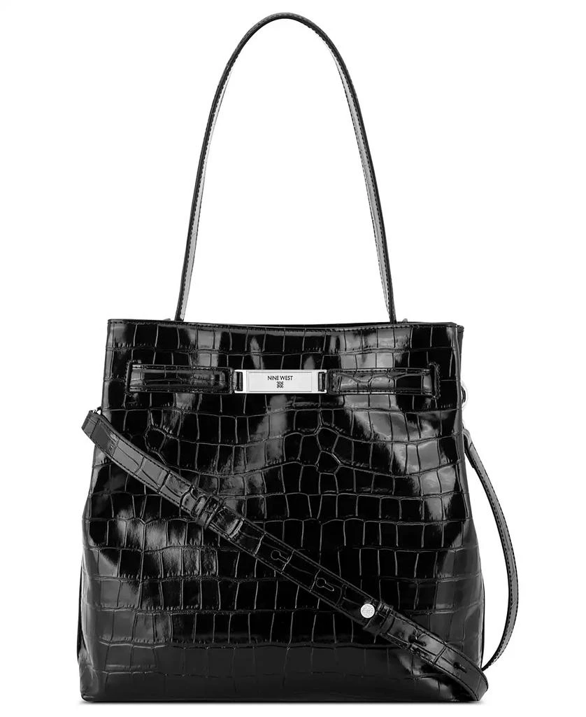 Nine West Harlee Crossbody Bucket Hobo Bag