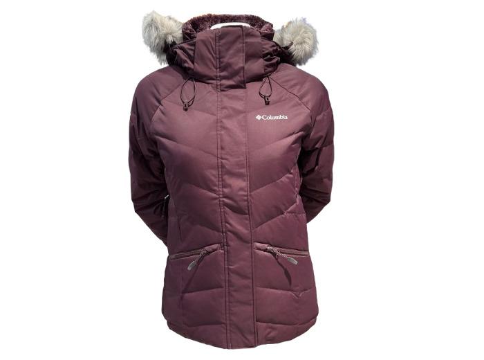 Rose Lodge FS Down Jacket Femme Bordeaux – On Sale Now with Up to
