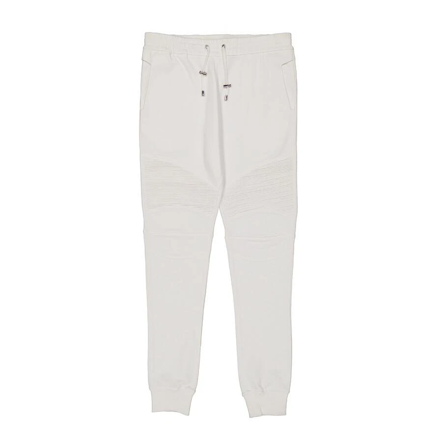 Balmain Balmain Logo Print Cotton Sweatpants, Size Large