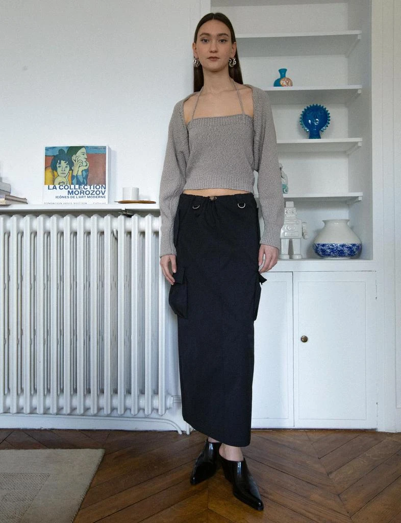 Pixie Market Parachute Pocket Maxi Skirt 5