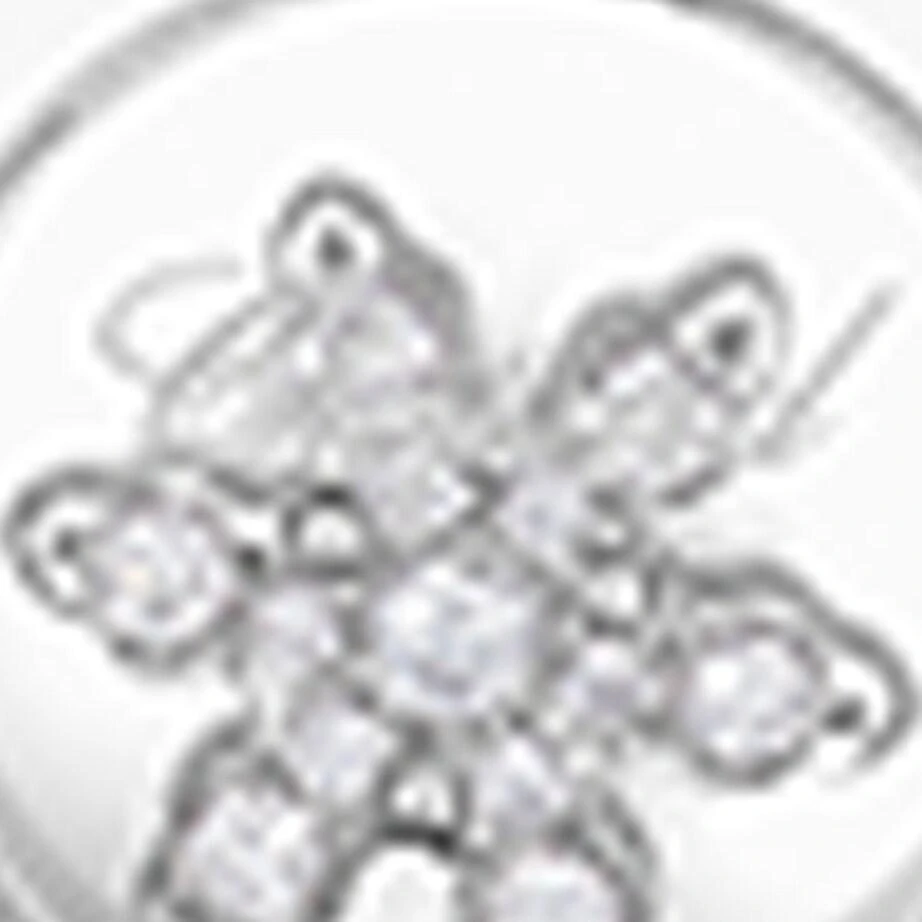 Chopard White Gold and Diamond Happy Snowflakes Pendant Necklace 5