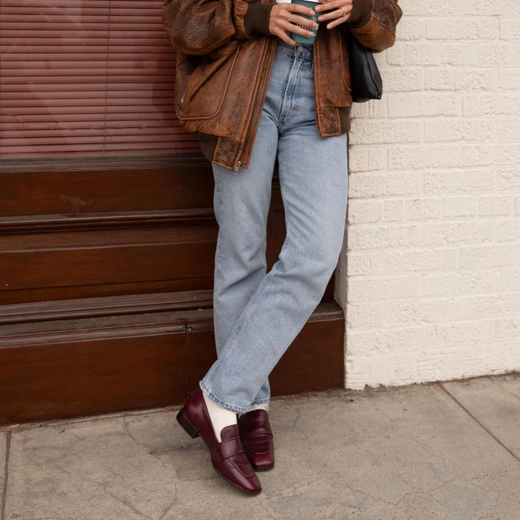 Dolce Vita Nygel Loafers Cranberry Leather 2