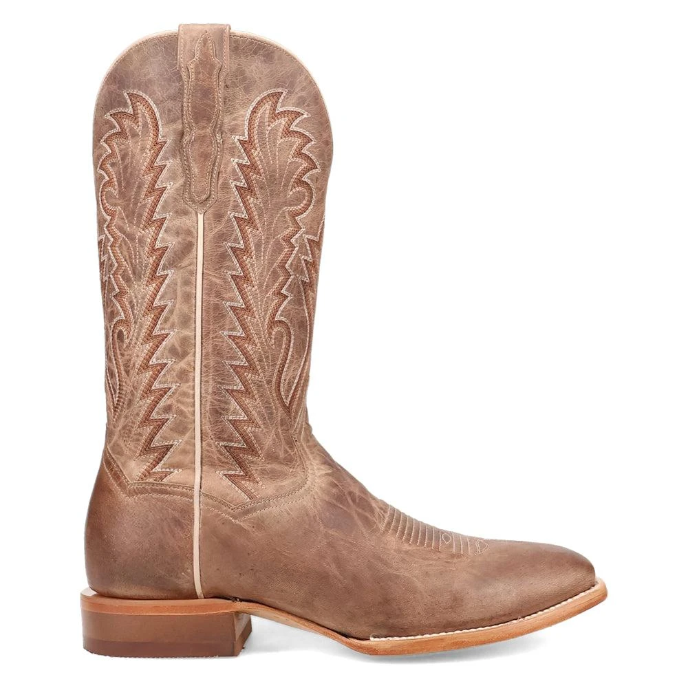 Dan Post Boots Jerry Embroidered Square Toe Pull On Cowboy Boots 1