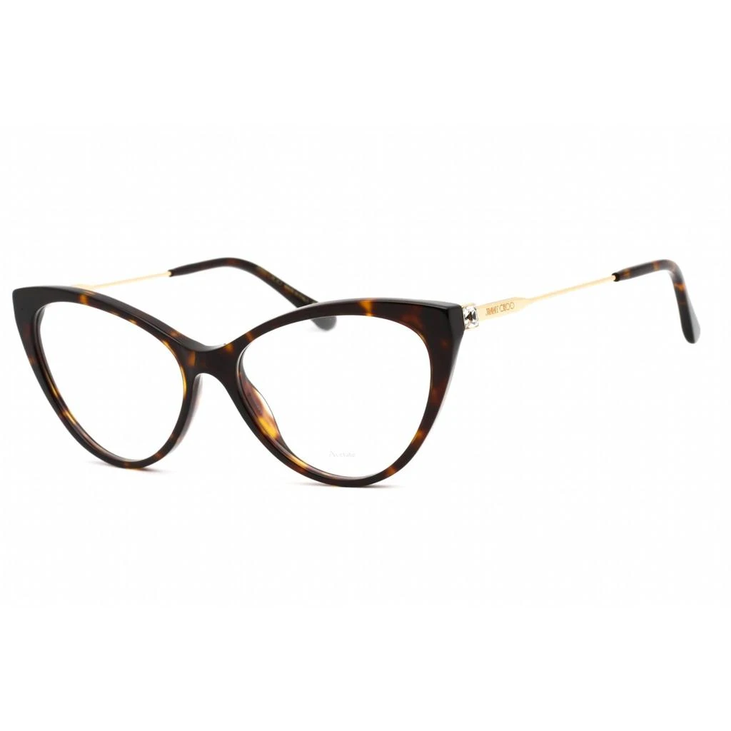 Jimmy Choo Jimmy Choo Women's Eyeglasses - Full Rim Havana Acetate/Metal Frame | JC359 0086 00 1