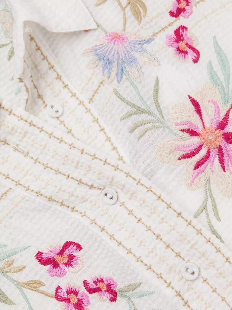 Johnny Was Darcey Embroidered Shirtdress 6