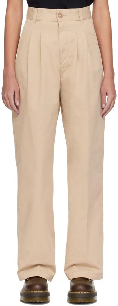 Carhartt WIP Beige Leola Trousers 1
