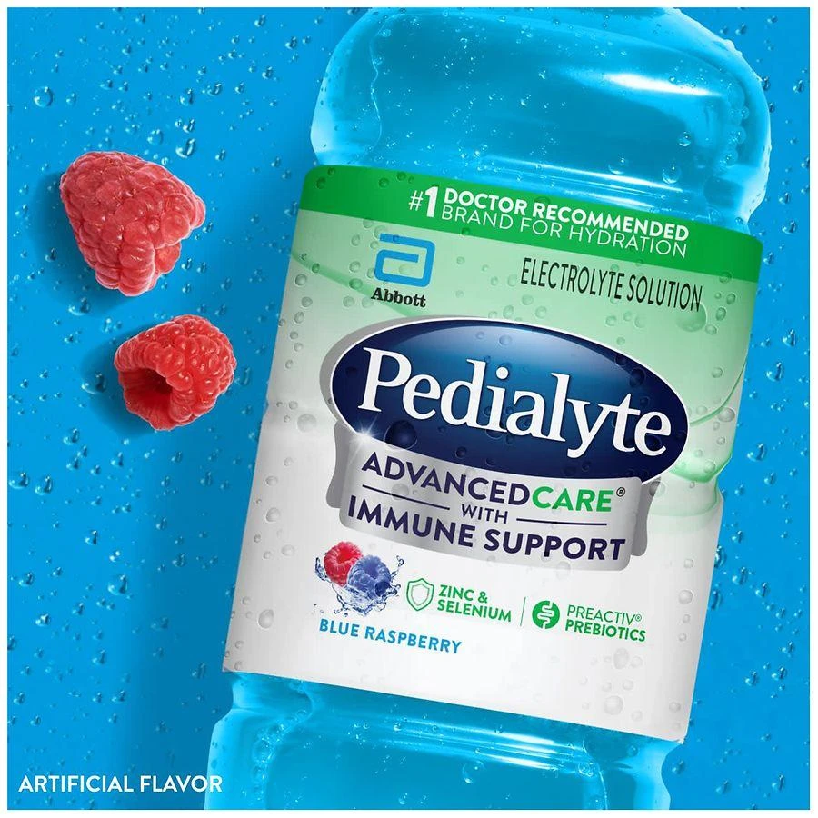 Pedialyte AdvancedCare Electrolyte Solution Blue Raspberry 10