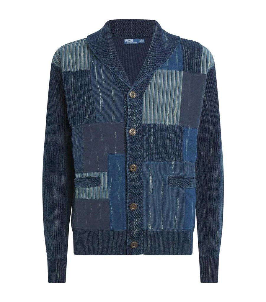 Ralph Lauren Cotton Patchwork Cardigan 1