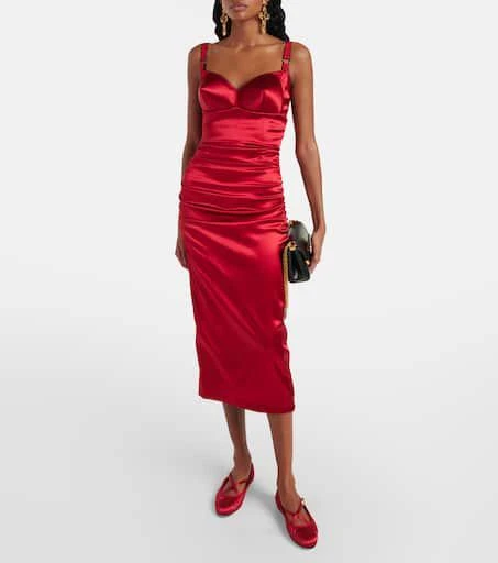 Dolce 
Gabbana DG satin ballet flats 3