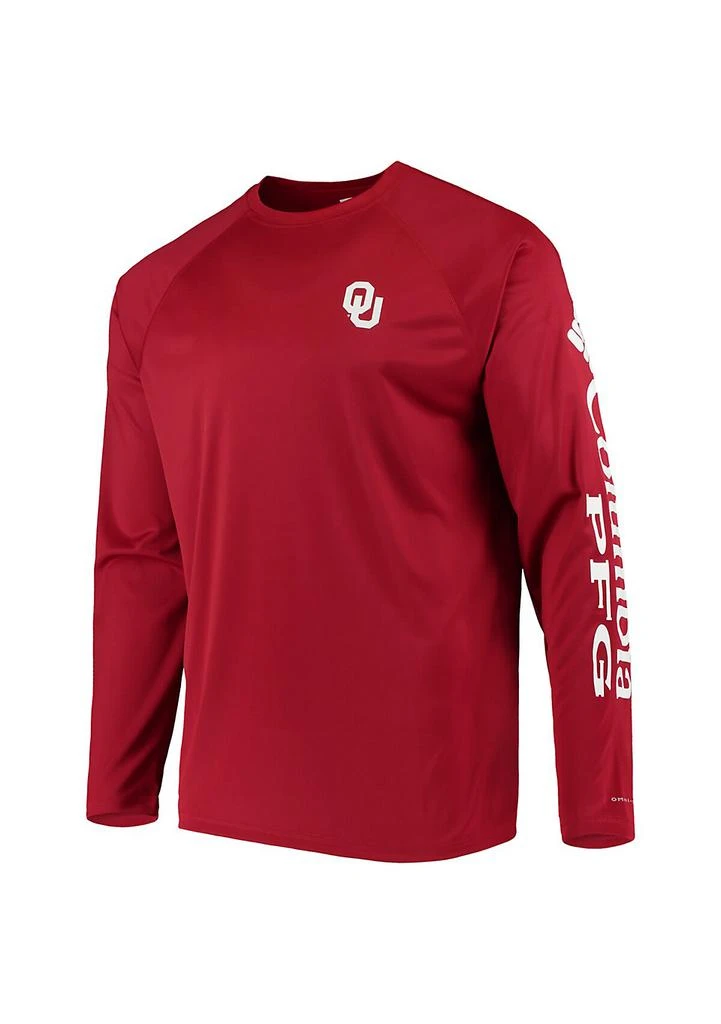 Columbia NCAA Oklahoma Sooners Terminal Tackle Omni-Shade Raglan Long Sleeve T-Shirt 2